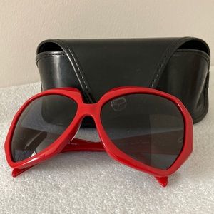 Salvatore Ferragamo Red Sunglasses